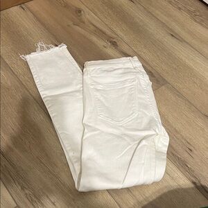 Black Orchid Denim Women's White Cropped Jeans